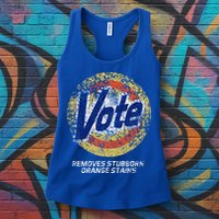 Vote Removes Stubborn Orange Stains 86 45 Vote 8645 Womens Tank Top
