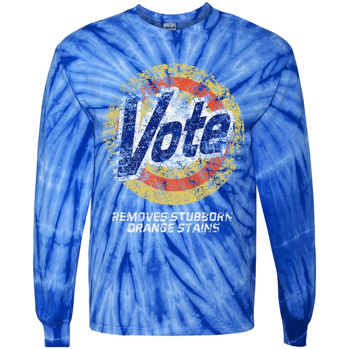 Vote Removes Stubborn Orange Stains 86 45 Vote 8645 Tie-Dye Long Sleeve Shirt