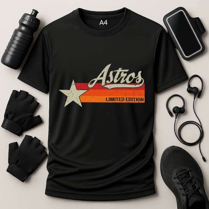Vintage Retro Style 70s 80s First Name Performance Shirt