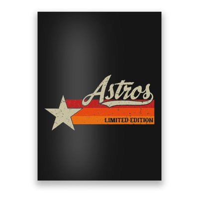 Vintage Retro Style 70s 80s First Name Poster