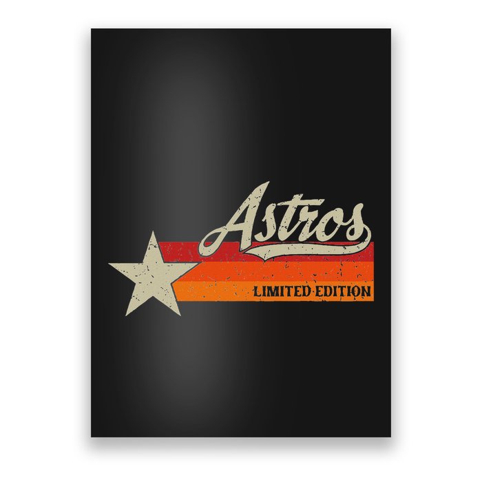 Vintage Retro Style 70s 80s First Name Poster