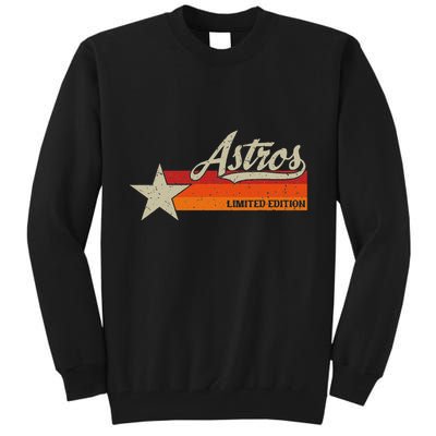 Vintage Retro Style 70s 80s First Name Tall Sweatshirt