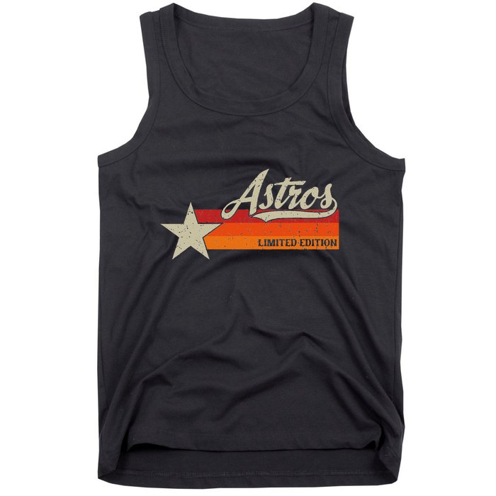 Vintage Retro Style 70s 80s First Name Tank Top