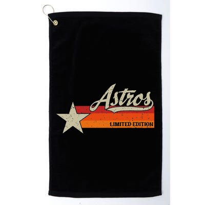 Vintage Retro Style 70s 80s First Name Golf Towel