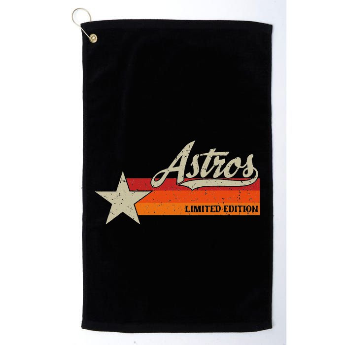 Vintage Retro Style 70s 80s First Name Golf Towel