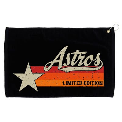Vintage Retro Style 70s 80s First Name Grommeted Golf Towel