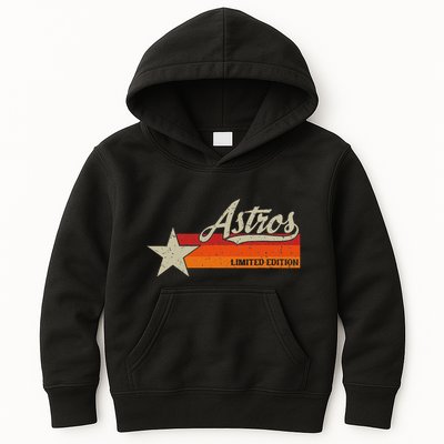 Vintage Retro Style 70s 80s First Name Kids Hoodie