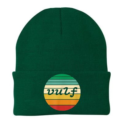 Vulf Retro Sunset Vulfpeck Design Knit Cap Winter Beanie