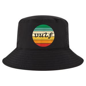 Vulf Retro Sunset Vulfpeck Design Cool Comfort Performance Bucket Hat