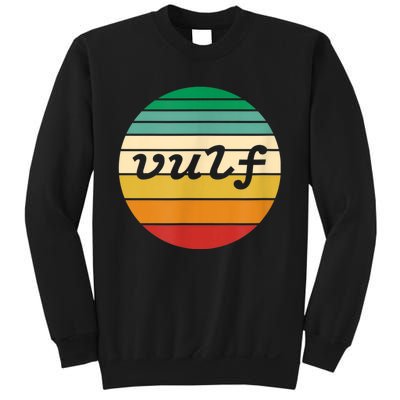 Vulf Retro Sunset Vulfpeck Design Sweatshirt