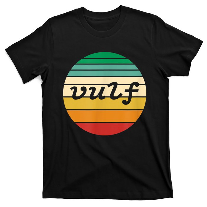 Vulf Retro Sunset Vulfpeck Design T-Shirt