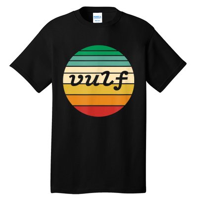 Vulf Retro Sunset Vulfpeck Design Tall T-Shirt