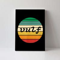 Vulf Retro Sunset Vulfpeck Design Canvas