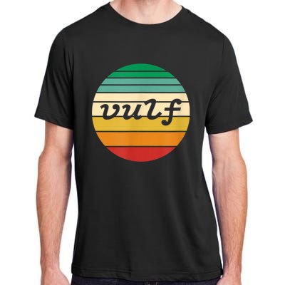 Vulf Retro Sunset Vulfpeck Design Adult ChromaSoft Performance T-Shirt