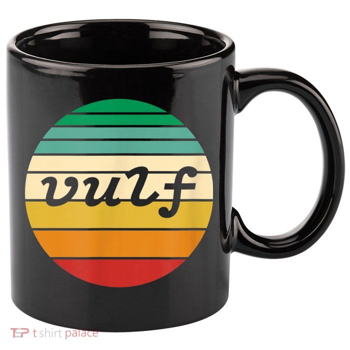 Vulf Retro Sunset Vulfpeck Design 11oz C Handle Ceramic Mug