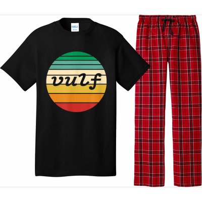 Vulf Retro Sunset Vulfpeck Design Pajama Set