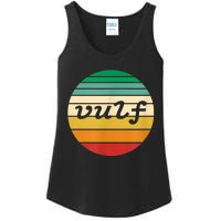 Vulf Retro Sunset Vulfpeck Design Ladies Essential Tank