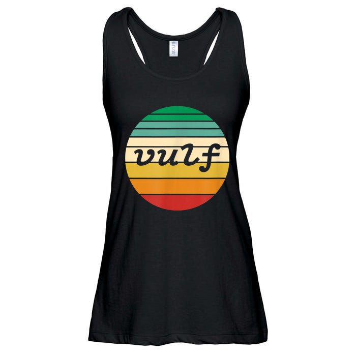 Vulf Retro Sunset Vulfpeck Design Ladies Essential Flowy Tank