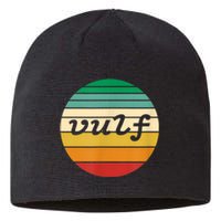 Vulf Retro Sunset Vulfpeck Design Sustainable Beanie