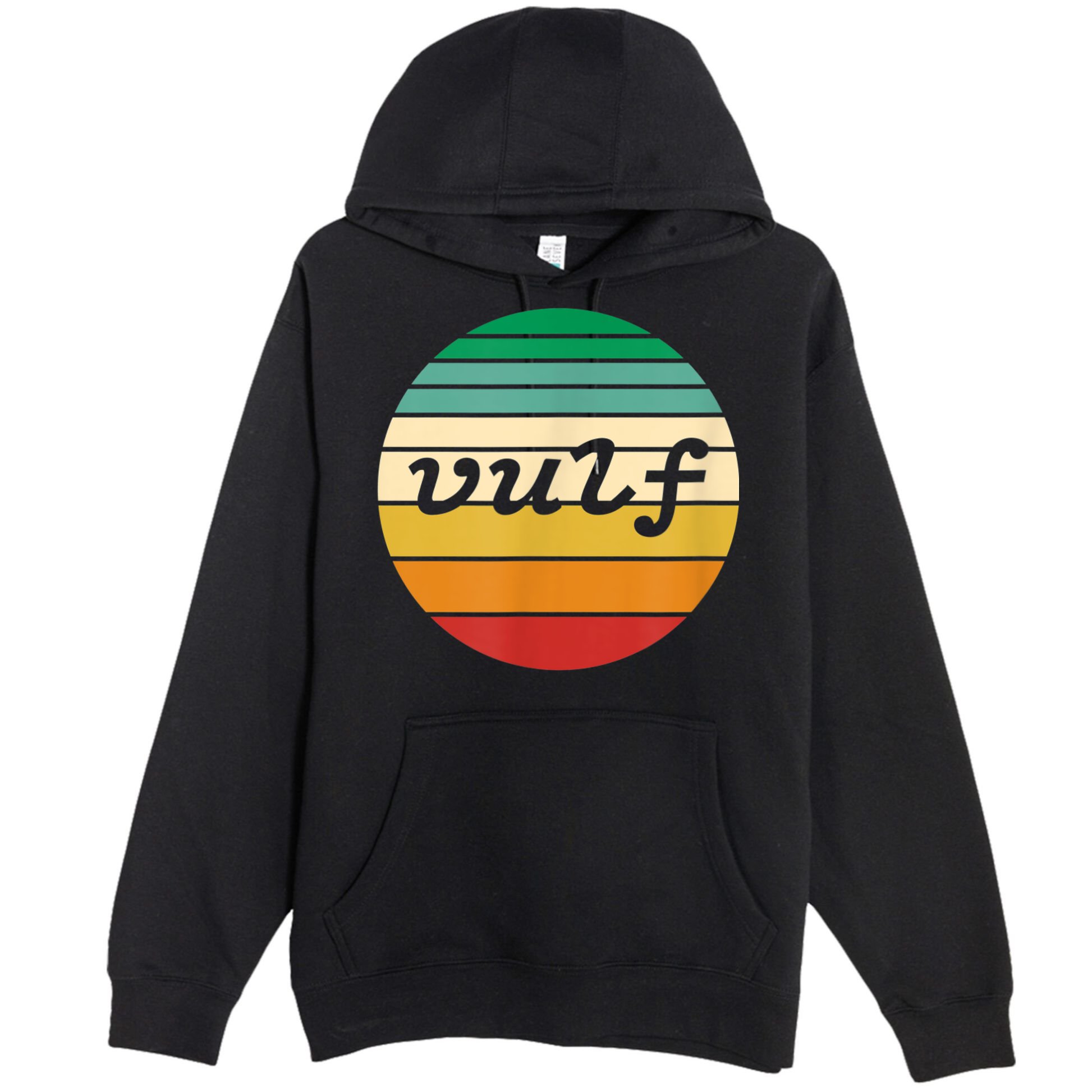 Vulf Retro Sunset Vulfpeck Design Premium Pullover Hoodie