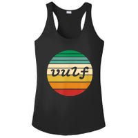 Vulf Retro Sunset Vulfpeck Design Ladies PosiCharge Competitor Racerback Tank