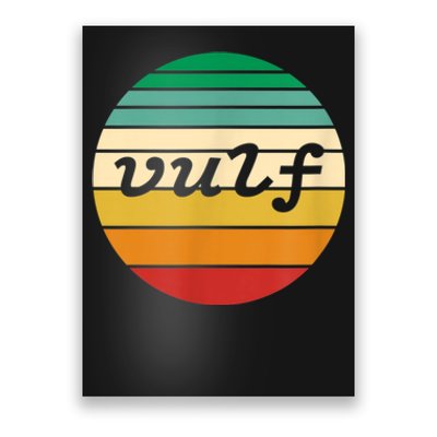 Vulf Retro Sunset Vulfpeck Design Poster