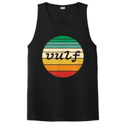 Vulf Retro Sunset Vulfpeck Design PosiCharge Competitor Tank