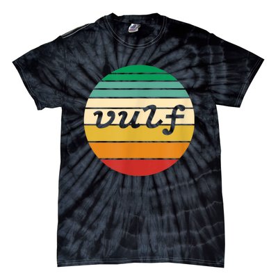 Vulf Retro Sunset Vulfpeck Design Tie-Dye T-Shirt