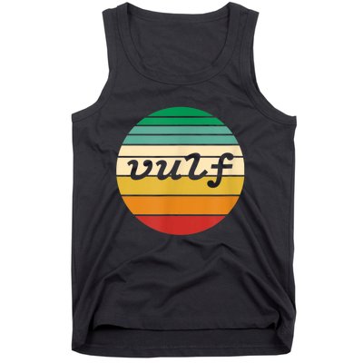 Vulf Retro Sunset Vulfpeck Design Tank Top