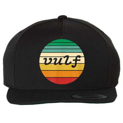 Vulf Retro Sunset Vulfpeck Design Wool Snapback Cap