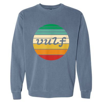 Vulf Retro Sunset Vulfpeck Design Garment-Dyed Sweatshirt