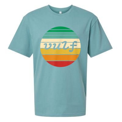 Vulf Retro Sunset Vulfpeck Design Sueded Cloud Jersey T-Shirt