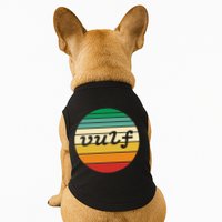 Vulf Retro Sunset Vulfpeck Design Doggie Tank