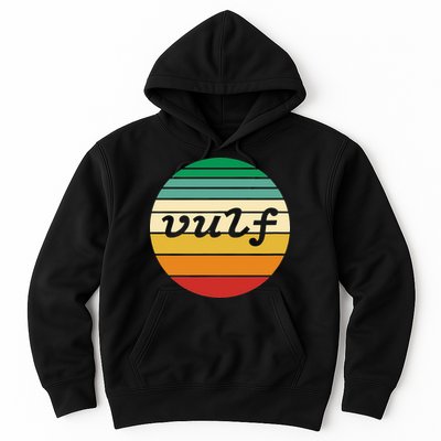 Vulf Retro Sunset Vulfpeck Design Hoodie
