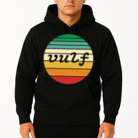 Vulf Retro Sunset Vulfpeck Design Hoodie