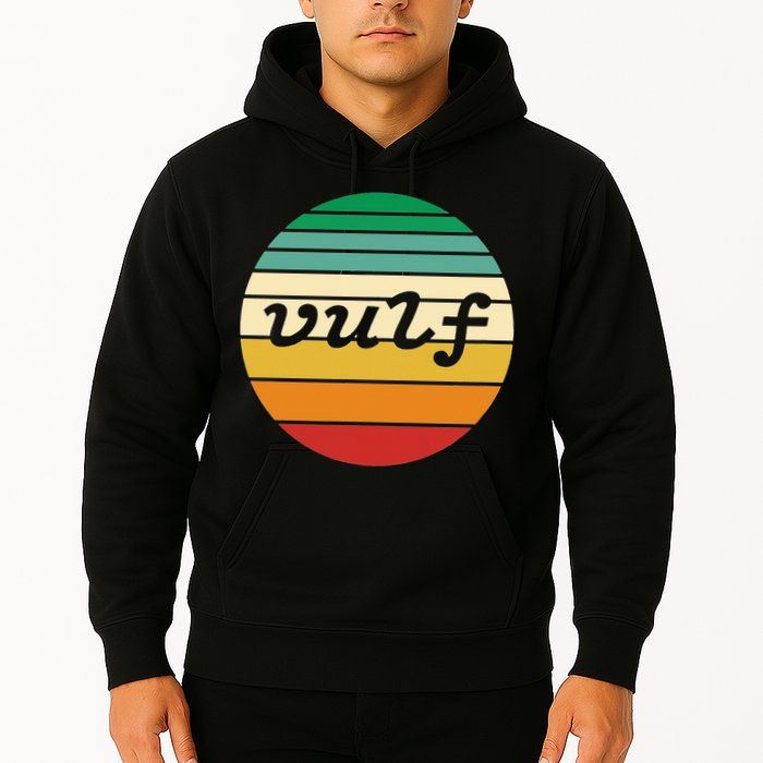 Vulf Retro Sunset Vulfpeck Design Hoodie