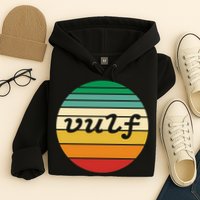 Vulf Retro Sunset Vulfpeck Design Hoodie
