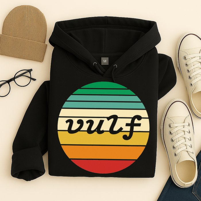 Vulf Retro Sunset Vulfpeck Design Hoodie