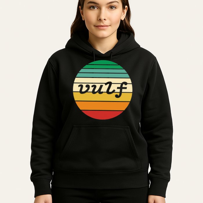 Vulf Retro Sunset Vulfpeck Design Hoodie