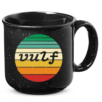Vulf Retro Sunset Vulfpeck Design 15oz Campfire Ceramic Mug