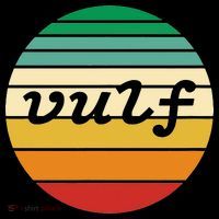Vulf Retro Sunset Vulfpeck Design Flatbill Hat