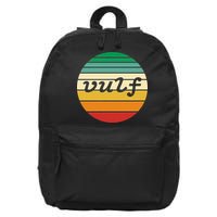 Vulf Retro Sunset Vulfpeck Design 16 in Basic Backpack