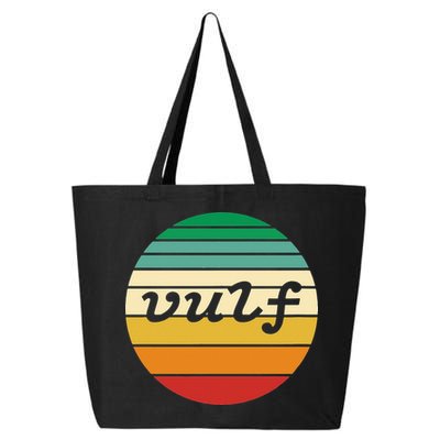 Vulf Retro Sunset Vulfpeck Design 25L Jumbo Tote