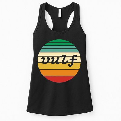 Vulf Retro Sunset Vulfpeck Design Womens Tank Top
