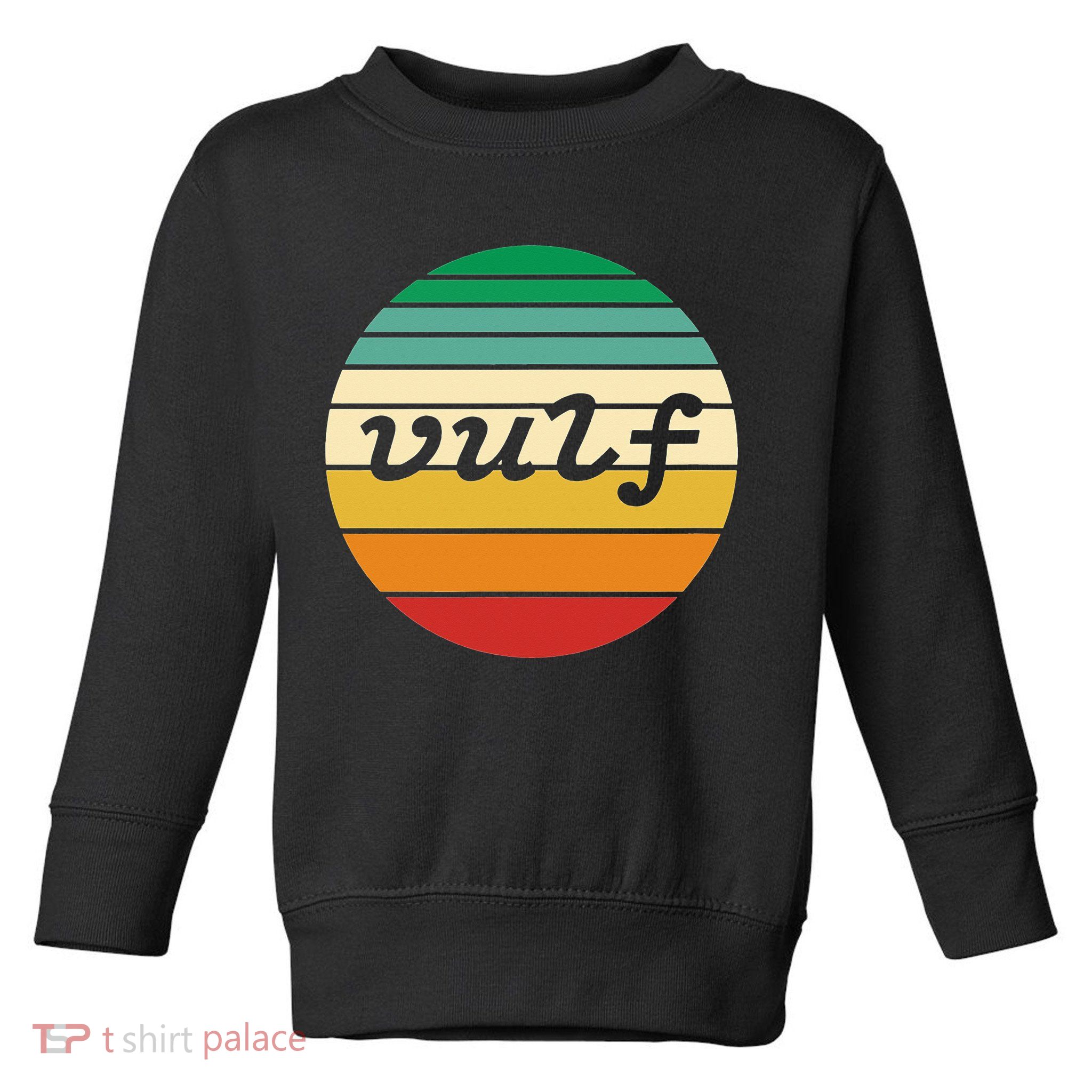 Vulf Retro Sunset Vulfpeck Design Toddler Sweatshirt