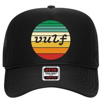 Vulf Retro Sunset Vulfpeck Design Trucker Hat