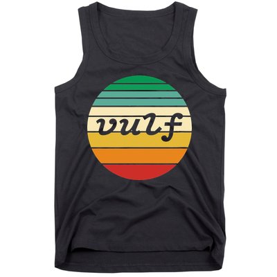 Vulf Retro Sunset Vulfpeck Design Tank Top