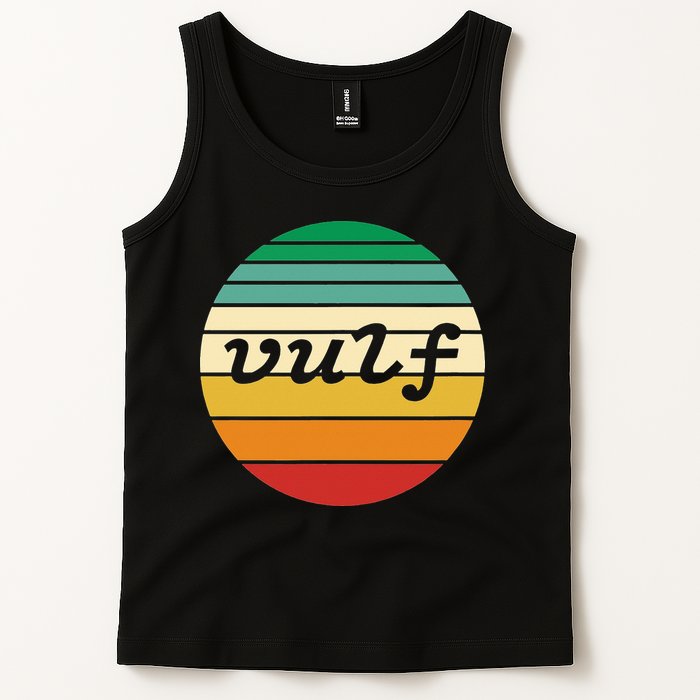 Vulf Retro Sunset Vulfpeck Design Tank Top