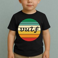 Vulf Retro Sunset Vulfpeck Design Toddler T-Shirt