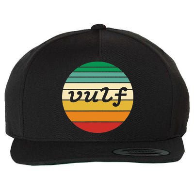 Vulf Retro Sunset Vulfpeck Design Wool Snapback Cap